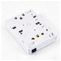 Boîtier de terminaison optique mural ou de bureau 1 fibre FTTH OTB pour adaptateur Simplex SC Duplex LC, équipement réseau intérieur