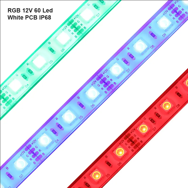 Custom Smart RGB COB LED Strip Lights 10m 20m 30m 50m 5050 2835 SMD USB for Bluetooth WiFi IP20 Remote Voice Garden Control New