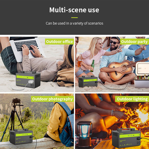 Station d'alimentation portable 600W avec logo personnalisé, sortie CA 110V/220V, alimentation de secours UPS et stockage d'énergie - Product Image 3