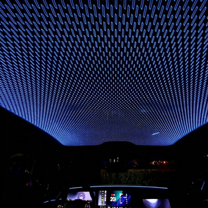 Film Panoramique <span class=keywords><strong>Ciel</strong></span> <span class=keywords><strong>Étoilé</strong></span> Premium avec Lignes Lumineuses LED Ambiance Lumineuse Intérieure Synchronisée pour Audi A4/A5/A6/A8/Q5/Q7/Q8 - Product Image 1