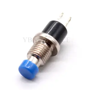 Micro Round 2 Pins Push Button Switch Normal Open Light Up Momentary Switch Waterproof Spst