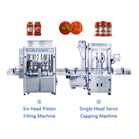 Machine de remplissage de boîtes de crème Machine d'emballage automatique de pots en verre de pâte de tomate