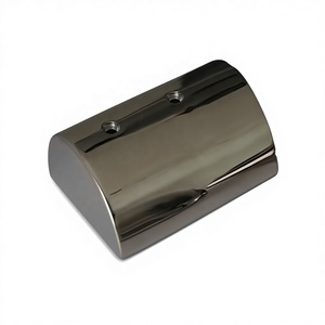 Stainless Steel 316 Marine Rub Rail End Cap 100x66x33mm FINELINE Handrail Fitting Ship <b>Yacht</b> Boat Hardware Accessories Fineline - Product Image 1