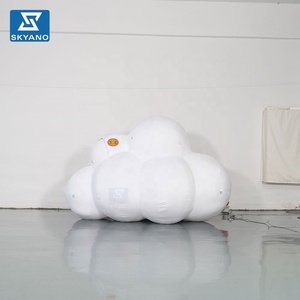 Modello Gonfiabile di Nuvola e Numero in Tessuto Floccato, Decorazione Personalizzata per Festival, Feste, Centri Commerciali ed Eventi - Product Image 5