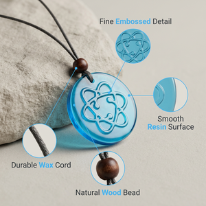 Cadena Larga de Acero Inoxidable con Tecnología Japonesa para Colgantes de Energía Cuántica Escalar de Cristal Marino para Mujer - Product Image 2