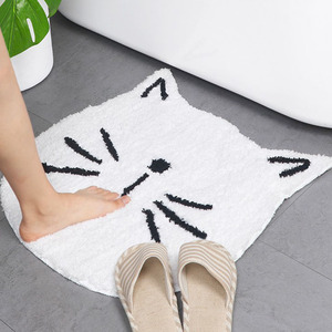 2023 nuovi arrivi custom China Factory <span class=keywords><strong>impermeabile</strong></span> Cartoon Cat Shape tappetino da <span class=keywords><strong>bagno</strong></span> tappetino per cuscino per bambini <span class=keywords><strong>tappeto</strong></span> da <span class=keywords><strong>bagno</strong></span> - Product Image 1