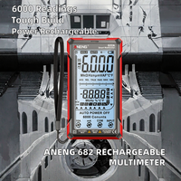 622A 682 Large LCD Digital Rechargeable Multimeter 6000 Count Ohm Diode Tester Electrician Tools