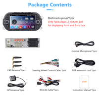 7 pouces pour Fiat Tipo EGEA lecteur DVD de voiture 2016-2017 voiture DVD multimédia 4 + 64GB voiture GPS Navigation stéréo GPS miroir lien