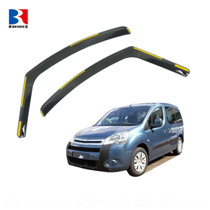 Déflecteurs de Vitres Latérales Adhésifs pour Citroën <span class=keywords><strong>Berlingo</strong></span> B9 2008+ – Pare-Pluie et Pare-Soleil - Product Image 1