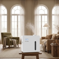 Meilleure Vente : Humidificateur Intelligent Commercial Électrique 500ml avec Panneau Tactile Métal & Acrylique, Diffuseur d'Arômes et de Parfums pour CVC