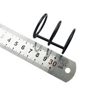 YIWANG Metal Black 30mm Calendar Loose Leaf Book Binder <b>Ring</b> <b>Clips</b> - Product Image 4