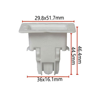 Clips de sujeción para cojín de asiento trasero Smooth Sailing G17 para Elysee Peugeot 301 2008, plástico PA66, fijación automática - Product Image 3