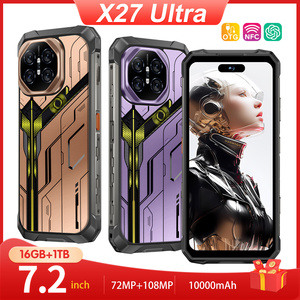 สมาร์ทโฟนแอนดรอยด์ 5G ราคาประหยัด ปี 2026 รุ่น X27 Ultra หน้าจอใหญ่ 7.2 นิ้ว ความจุเยอะ 16GB+1TB รองรับซิมคู่ - Product Image 2