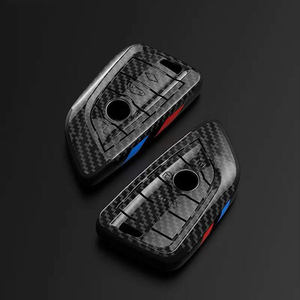 เคสกุญแจรถยนต์ลายคาร์บอนไฟเบอร์ ABS สำหรับ BMW X3 X5 X6 F30 F34 F10 F20 G20 G30 G01 G02 G05 F15 F16 ซีรีส์ 1 3 5 7 - Product Image 4