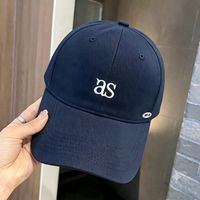 Gorra de Béisbol Coreana Dobby de 6 Paneles con Bordado de Letras, Ajustable, Transpirable e Impermeable para Uso en Exteriores