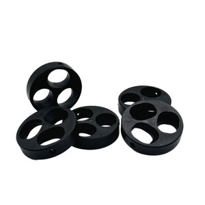 Soporte plegable para mesa y silla, piezas de plástico negro de 75 mm de diámetro para reparación de patas de muebles, 002 - Product Image 4