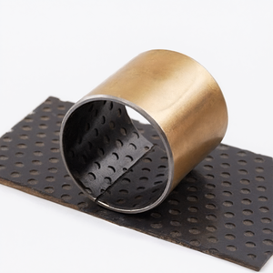 Buje Compuesto Autolubricante SF-2 de Acero y Bronce PTFE, Rodamiento Deslizante sin Aceite para Funcionamiento en Seco - Product Image 1