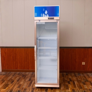 Réfrigérateur commercial vertical pour boissons, <span class=keywords><strong>vitrine</strong></span> réfrigérée à porte vitrée, économique - Product Image 3