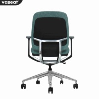 Chaise de bureau ergonomique de luxe Vaseat F6-G05, mobilier de bureau commercial confortable avec style exécutif pour bureaux et tables