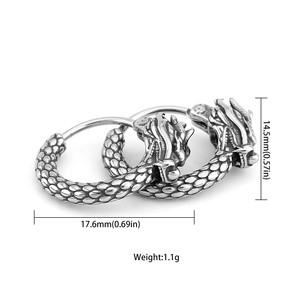 Pendientes Vikingos <span class=keywords><strong>de</strong></span> Acero Inoxidable 316L al por Mayor, con Diseño <span class=keywords><strong>de</strong></span> Mjolnir, Martillo <span class=keywords><strong>de</strong></span> Thor, Lobo, Valknut y Ancla, Resistentes al Deslustre, Listos para Enviar - Product Image 5