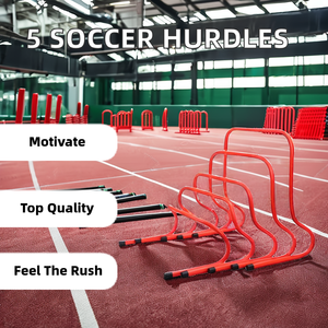 Haies d'entraînement d'agilité réglables pour le football et les équipements sportifs d'entraînement de vitesse pour les athlètes de football - Product Image 3