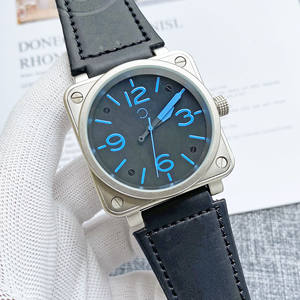 Montre-bracelet de luxe en cuir à quartz pour homme, style décontracté et sportif, vente en gros d'usine avec réduction sur les achats mixtes HQ - Product Image 3