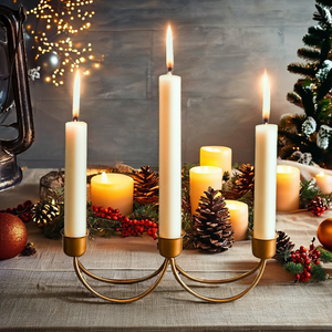 Chandeliers élégants, porte-bougies pour banquets, fêtes, décorations de Noël - Product Image 6