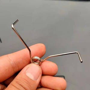 Resorte en espiral de acero inoxidable tipo V para tijeras de podar de ramas de frutas, pieza de repuesto cromada gris 009 - Product Image 5