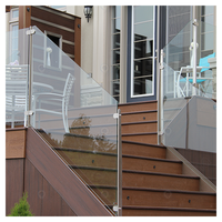 Rampe en verre Prima Urban Simple finition satinée, résistante à la pression, polie avec précision, pour balcon de condo