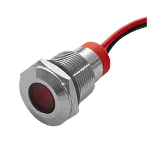 12v 24v 8mm 10mm 12mm 16mm 19mm 22mm IP67 מתג כפתור עמיד למים נירוסטה