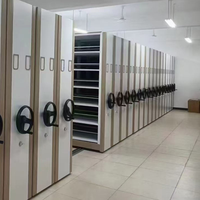 Étagères mobiles compactes |   Grands classeurs de rangement robustes et mobiles pour archives