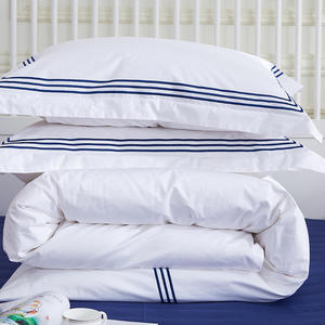 Drap de lit brodé en 100% coton, ensemble de literie, belle couleur blanche, vente en gros - Product Image 5