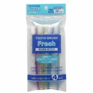 Brosse à dents moyenne fraîche en microfibre 4-Pack - Product Image 1