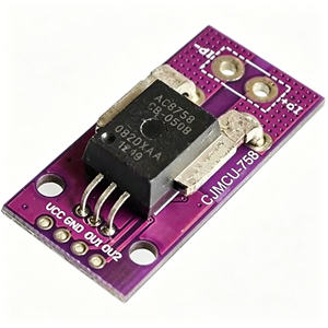 Sensore di Corrente ACS758LCB 50A Makerfabs, Dimensioni Ridotte, Facile Installazione, <span class=keywords><strong>IC</strong></span> <span class=keywords><strong>Hall</strong></span> Monolitico per Alta Affidabilità - Product Image 1