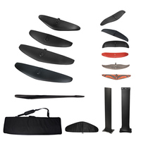Fabricant de composite personnalisé OEM, hydrofoil en carbone à aspect haut, moyen ou bas pour wing wake kite, downwind, SUP foiling
