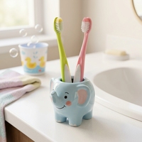 Cepillo de Dientes Infantil CoralClean Colorido, Cerdas Suaves de Nailon, Mango de PP, Certificado CE, Libre de BPA, Cabezal Ergonómico Pequeño, Uso Doméstico, 2-6 Años