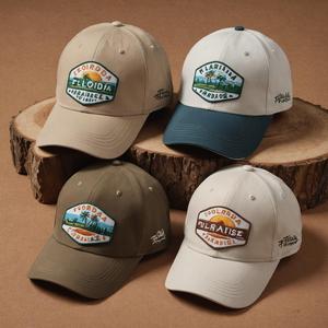 Gorras de Béisbol Estilo Urbano Vintage Deportivas con Diseño Argyle, Logotipo Bordado Personalizado, Agujeros Desgastados, Unisex, 100% Algodón Jersey - Product Image 1