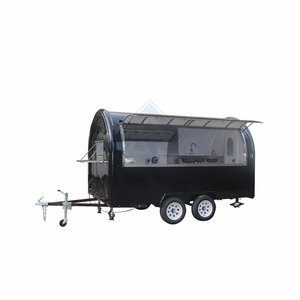 Usine de fabrication Commercial Bon prix Crème glacée Hot Dog Mobile 4M rond personnalisé avec cuisine complète Camion-restaurant remorque - Product Image 1