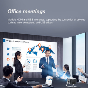 2025 New <span class=keywords><strong>Toumei</strong></span> 1080P 2200ANSI 4K Thông Minh Máy Chiếu Android 11.0 5G Wifi 3D Video 2/32G Toof DLP Xách Tay Rạp Hát Tại Nhà Máy Chiếu X6 - Product Image 6