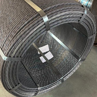 Câble d'ancrage en acier précontraint 1*7 pont fondation fosse pente protection minière revêtement en résine époxy
