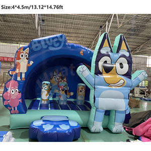 Castillo Inflable de PVC con Dibujos Animados para Alquiler de Fiestas, Trampolín Saltador para Niños, Combo de Casa Inflable para Niños - Product Image 6