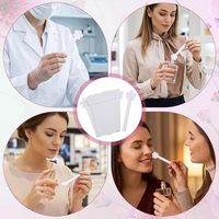 Bandes de test de parfum vierges en forme de fleur, très demandées, avec logo personnalisé imprimé, absorbantes, pour la vente en gros aux boutiques de parfums