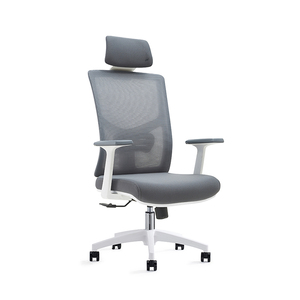 Cómoda <span class=keywords><strong>Silla</strong></span> <span class=keywords><strong>Ejecutiva</strong></span> Giratoria <span class=keywords><strong>Gris</strong></span> de Malla con Respaldo Alto, Bajo MOQ, Fabricante - Product Image 1