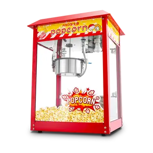 Ticari gaz patlamış mısır makinesi restoran endüstriyel kullanım için otomatik karamelize patlamış mısır makinesi Motor bileşeni