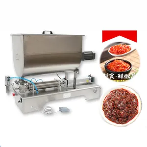 Single Nozzle Honey Oil Sauce Paste Filling Machine Soy Sauce Fish Bottle Filling Machine