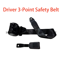 Nouvelle ceinture de sécurité rétractable à 3 points haute résistance, résistante à l'usure, pour siège conducteur et passager de bus touristique urbain