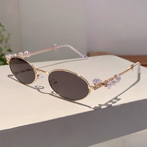 Lunettes de soleil de luxe tendance 2024, monture métallique sans bordure, verres PC UV400, 6 couleurs, haute qualité, pour l'extérieur et la ville - Product Image 4