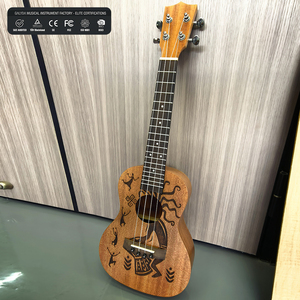 23-inch Ukulele Plywood Guitar <b>Instrument</b> With a Sapele Body Suitable for Educational Purposes and as a Gift. - Product Image 3