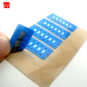 Sản Phẩm Mới Fy Nhiệt Không Đảo Ngược Thay Đổi Màu Sắc 75C Thời Tiết Nhiệt Kế Dán Bé Nhiệt Độ Sticker Nhãn - Product Image 5