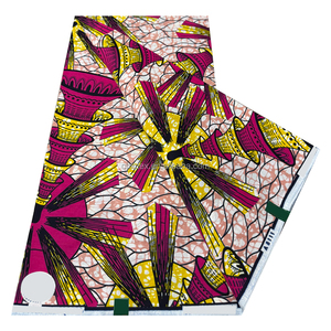 Tissu imprimé africain <span class=keywords><strong>en</strong></span> cire, modèle le plus récent, 100% coton, design africain, batik, tissus <span class=keywords><strong>en</strong></span> cire du Nigéria, 6 yards pour la couture, robe et jupe DIY - Product Image 1